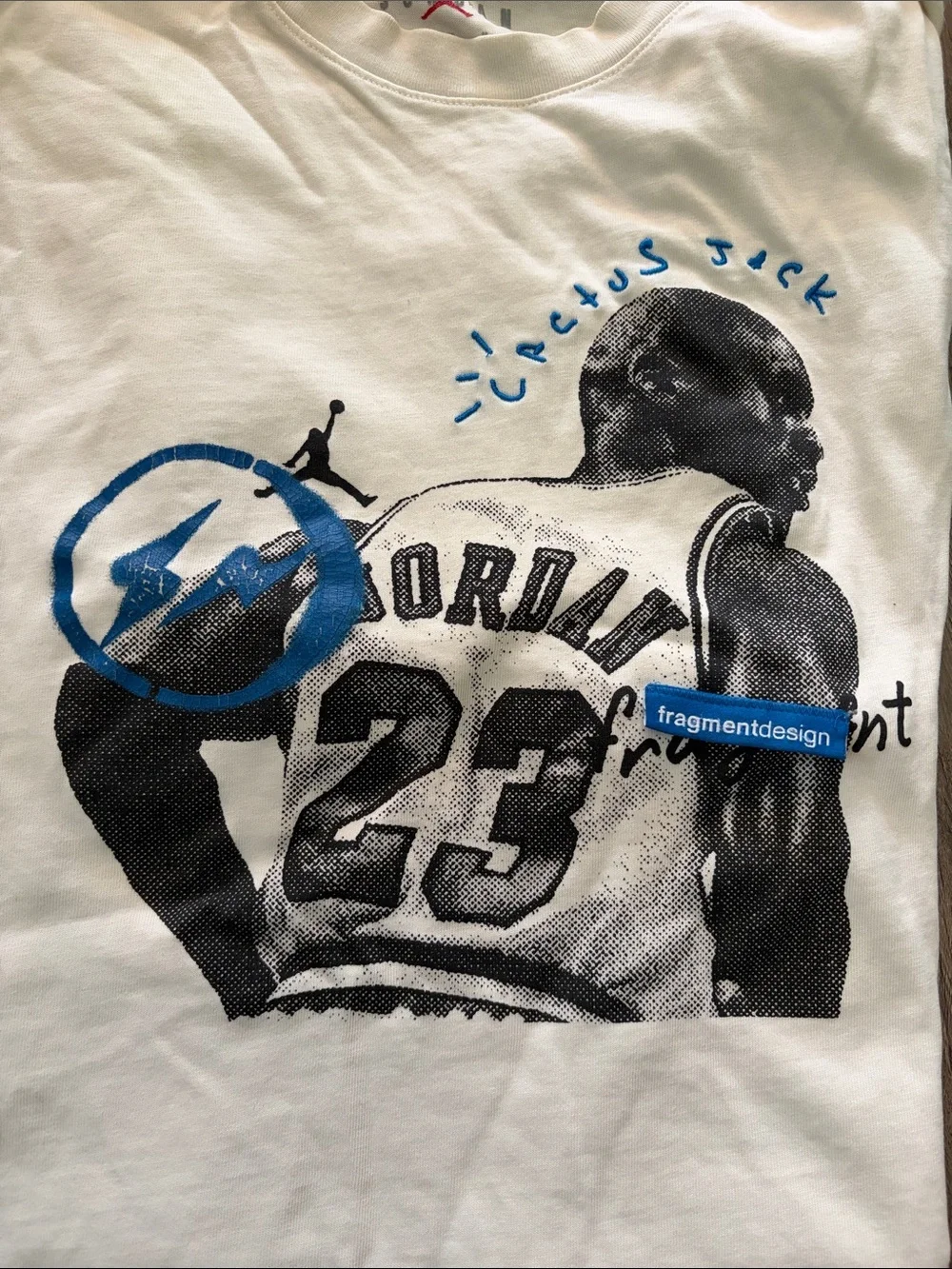 Travis Scott X Jordan X Fragment Design Short sleeve T-Shirt